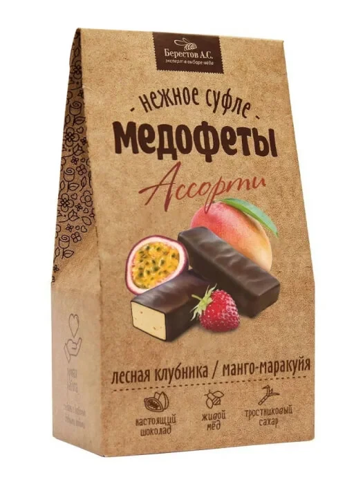  Берестов Медофеты Манго маракуйя и клубникой,150г    в Казани